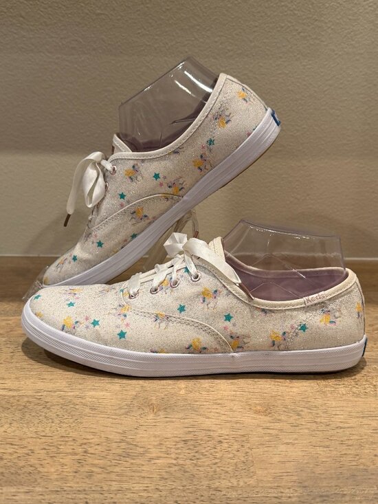 Keds Shoes - Keds x Sunnylife Champion Floral Print Sneakers White Pink Size 6